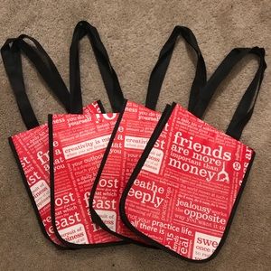 New Bundle of 4 small Lululemon Bags